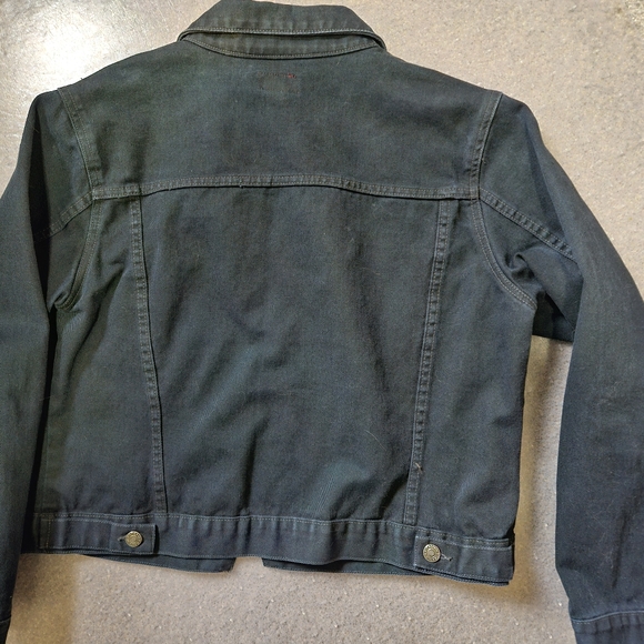 Vintage 2000 Old Navy faded black denim - Picture 2 of 3